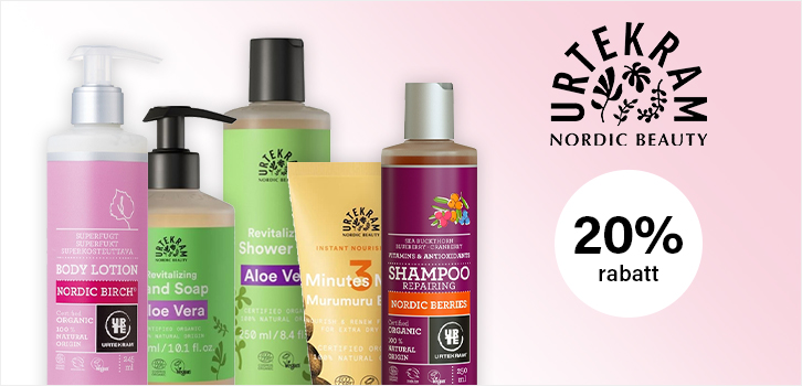 Vegansk organisk skjønnhet - 20% rabatt!