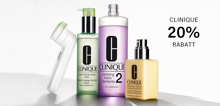 Clinique - 20% rabatt
