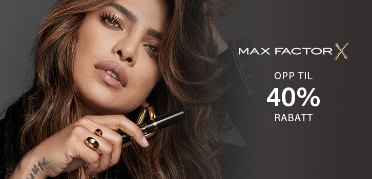 Max Factor - opp til 45% rabatt