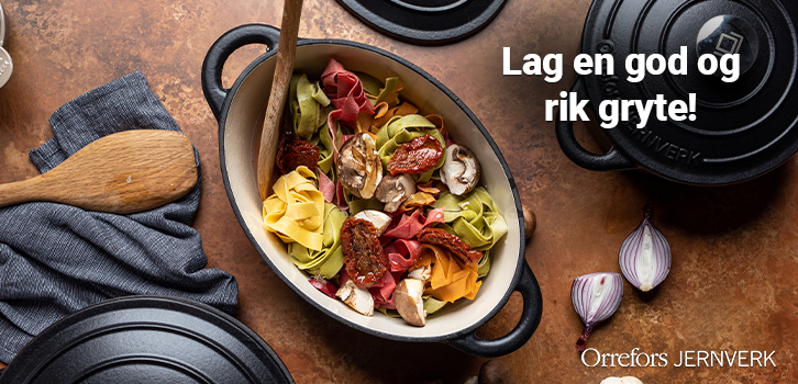 Kampanje på støpejernsgryter fra Orrefors Jernverk!