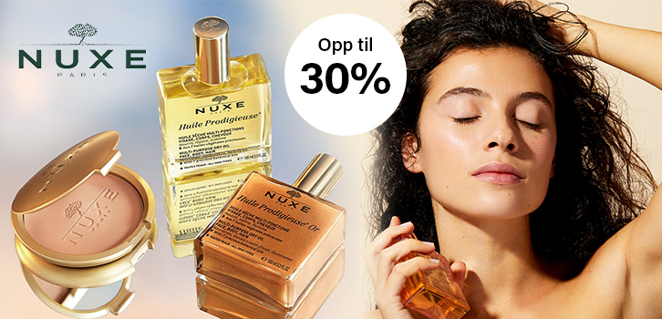 Nuxe - opp til 30% rabatt