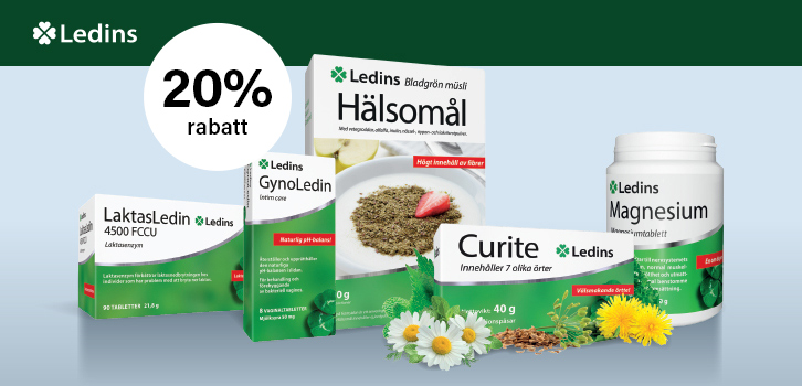 Ledins - 20% rabatt!