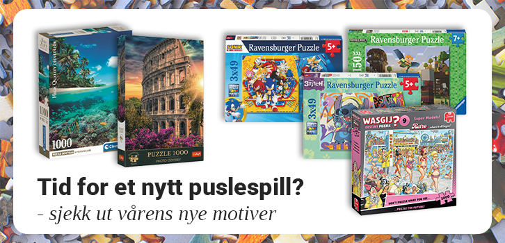Slapp av med et puslespill!