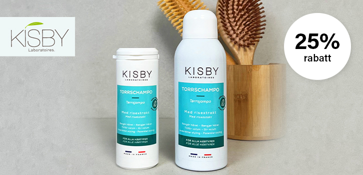 Kisby Dry Shampoo - 25% rabatt