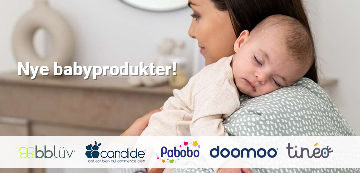 Nye og populære produkter for mamma, gravid og baby.