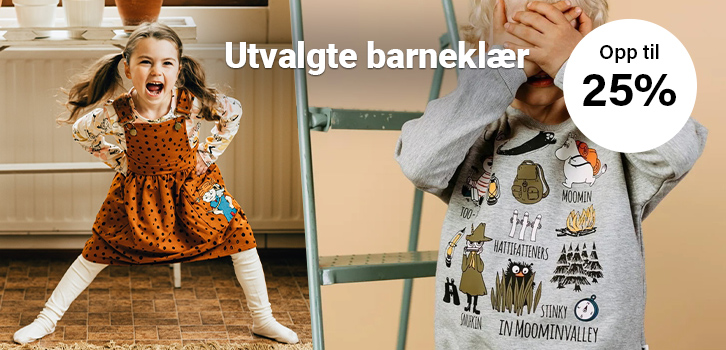 Fargerike plagg med barnas favorittkarakterer!