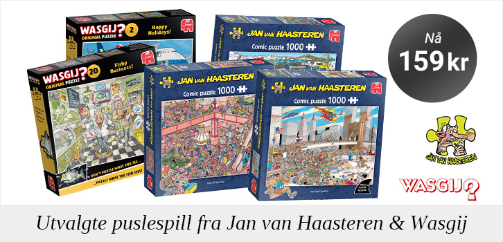 Spesialpris på utvalgte puslespill!