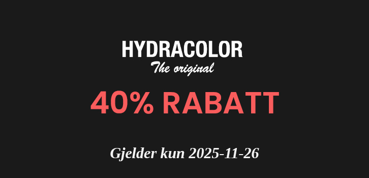 Hydracolor - 40% rabatt