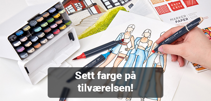 La barna uttrykke seg med farger!