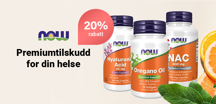 Kosttilskudd som holder det de lover – 20 % rabatt!