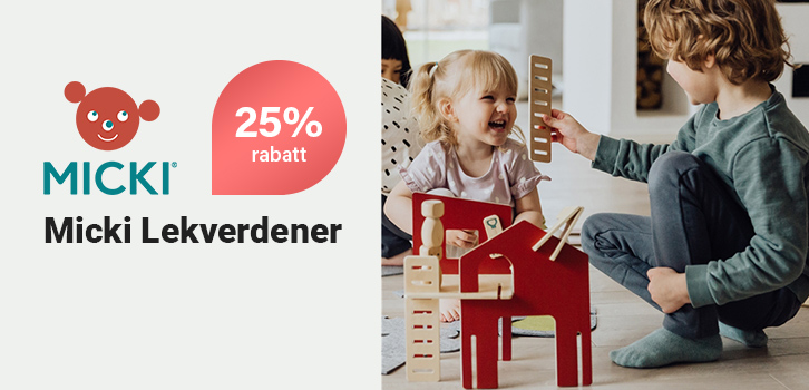 Micki Lekverdener 25% rabatt