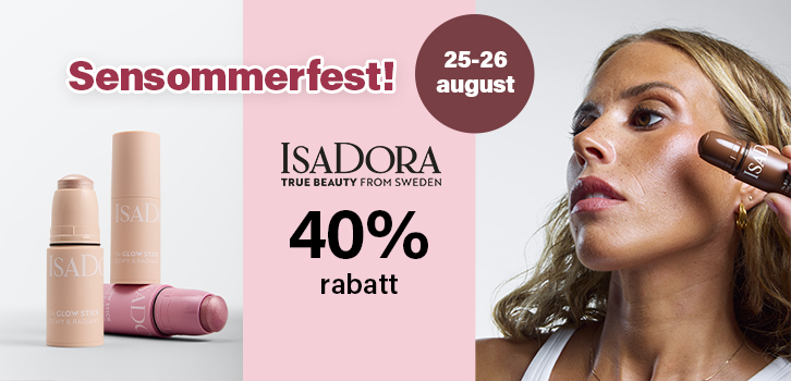 IsaDora sminke 40% rabatt!