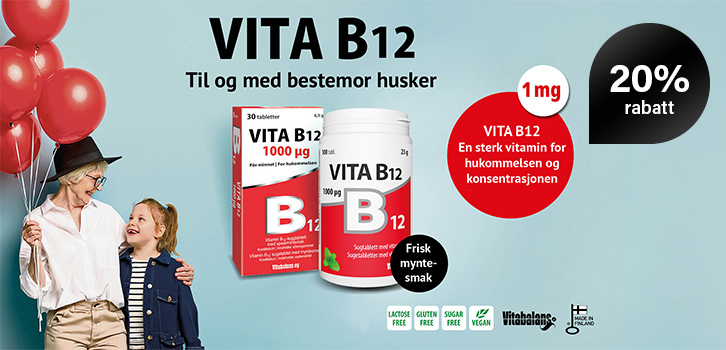 Vita B12 - 20% rabatt!