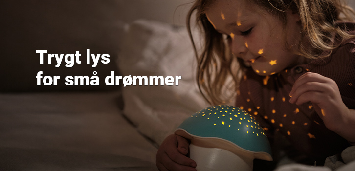 Demp lyset og sett stemningen med en koselig nattlampe!