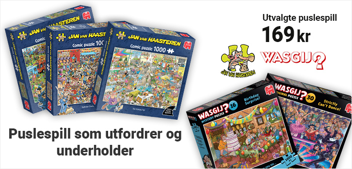 Limited edition - Kule puslespill med humor!