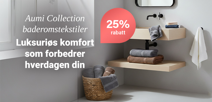 Fantastisk baderomstekstil til ditt baderom!