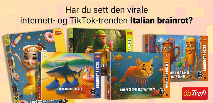 Morsomme, AI-genererte motiver å pusle sammen!