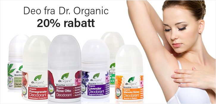 Naturlig og organisk deodorant fra Dr. Organic