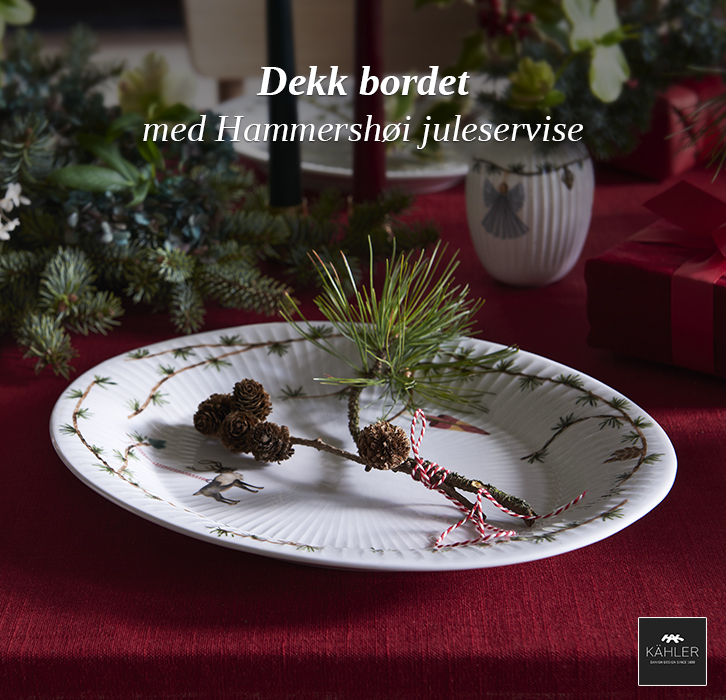 Kampanje på Hammershøi juleserie fra Kähler!