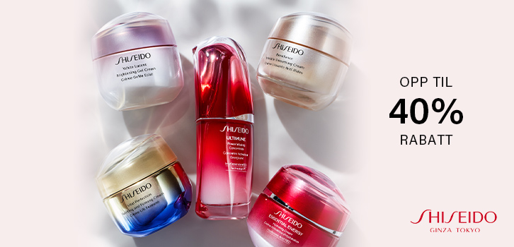 Shiseido - opp til 30% rabatt