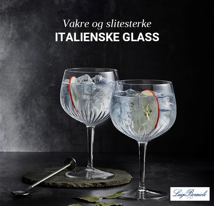 Glass seriene fra Luigi Bormioli!