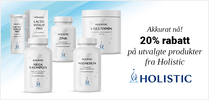 Holistic - 20% rabatt