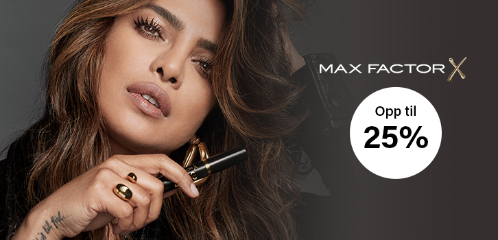 Max Factor - opp til 25% rabatt