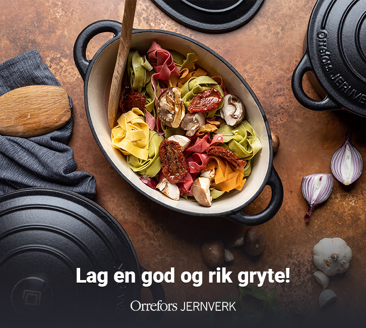 Kampanje på støpejernsgryter fra Orrefors Jernverk!