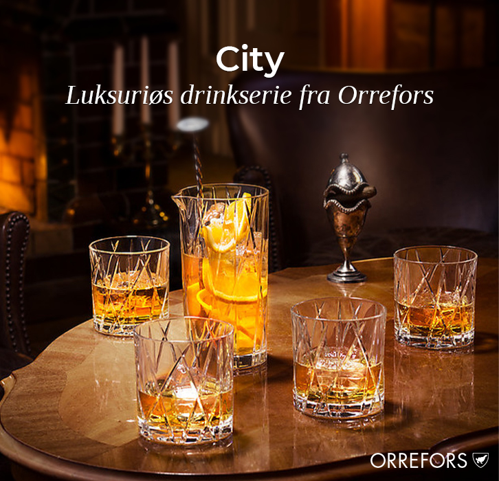 Kampanje på City-serien fra Orrefors!
