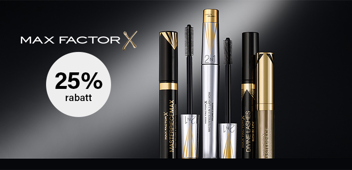Max Factor - 25% rabatt