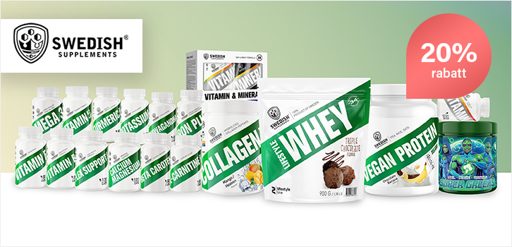 Swedish Supplements - 20% rabatt!