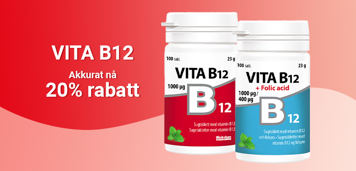 Vita B12 - 20% rabatt!
