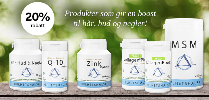 Næring innenfra for hår, hud og negler
