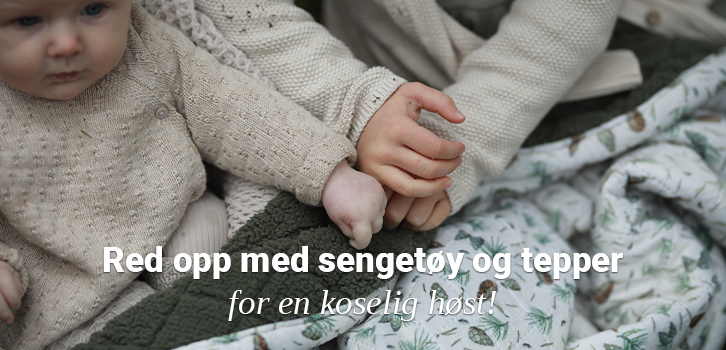 Møt høsten med myke sengetekstiler og varme tepper.