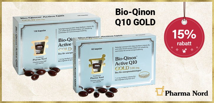 15% rabatt på Bio-Qinon Q10 GOLD