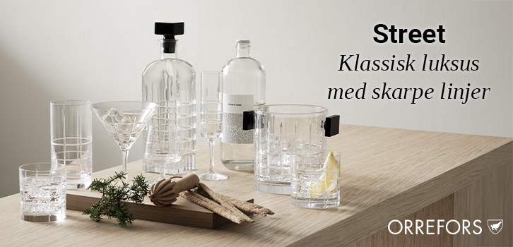 Kampanje på Street-serien från Orrefors!