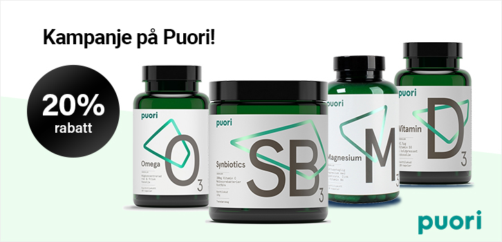Puori - 20% rabatt!