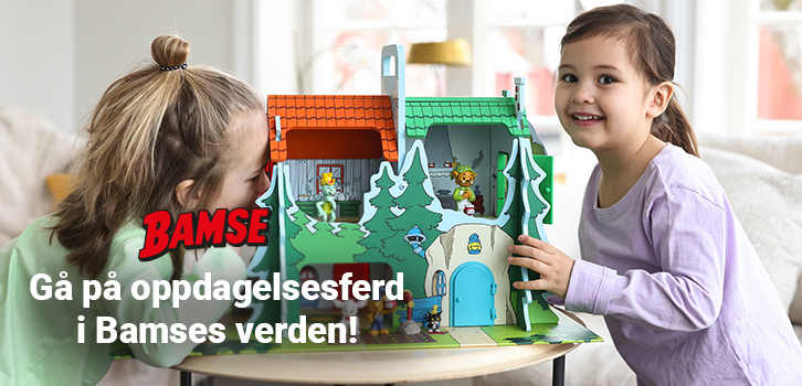Bli med Bamse på eventyr!