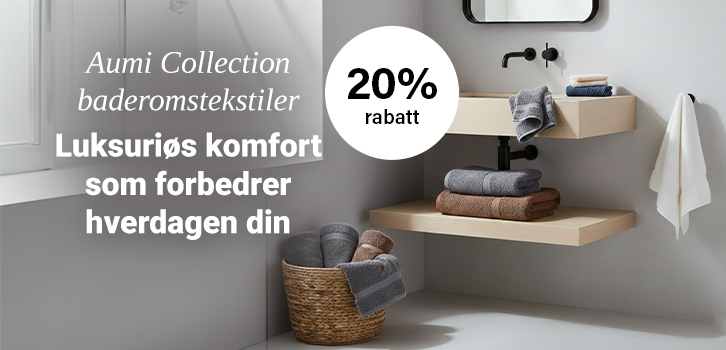 Fantastisk baderomstekstil til ditt baderom!