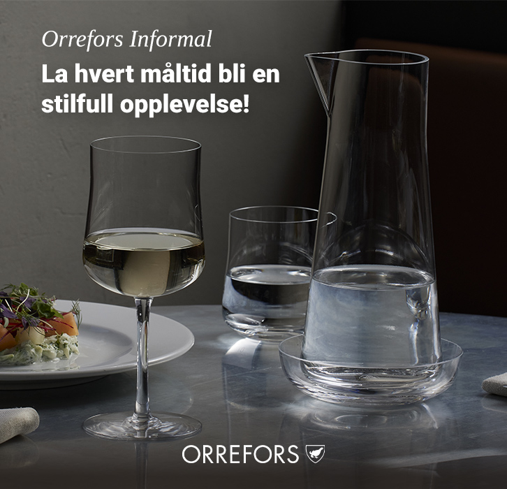 Kampanje på Orrefors Informal glass!