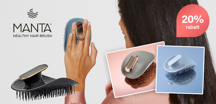 Lansering! Manta hårbørster – 20% rabatt