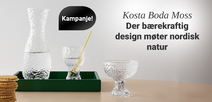 Kampanje på Kosta Boda Moss!