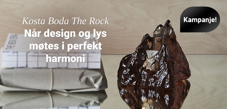 Kampanje på Kosta Boda The Rock!