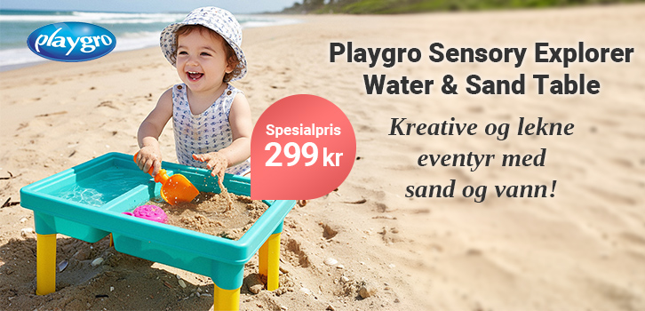 Playgro Sensory Explorer Water & Sand Table spesialpris: 299 kr