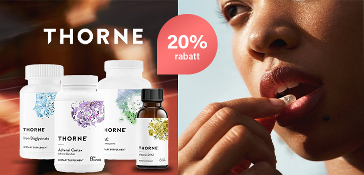 Thorne 20% rabatt!