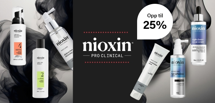 Nioxin - opp til 25% rabatt
