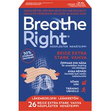 Breathe Right Beige Extra Stark 26 stk/pakke