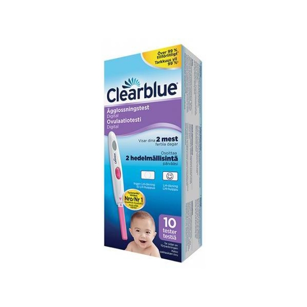 Clearblue Digital Ägglossningstest 10st (Bilde 1 av 2)