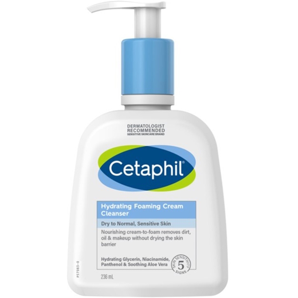 Cetaphil Hydrating Foaming Cream Cleanser