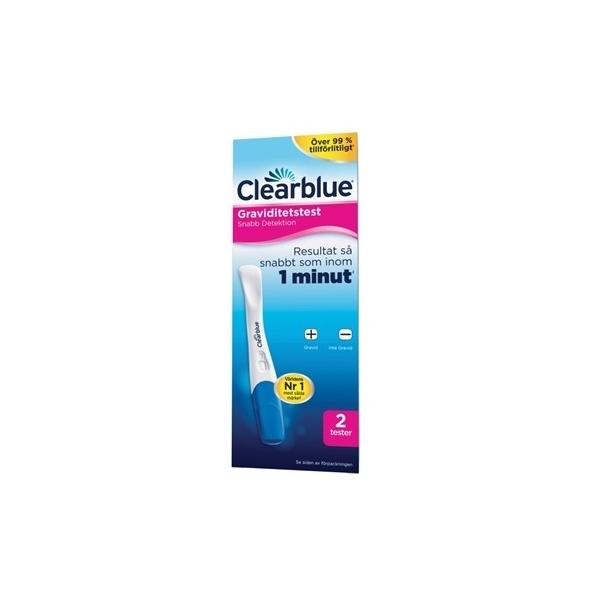 Clearblue Rapid Detection Gravtest 2st (Bilde 1 av 2)